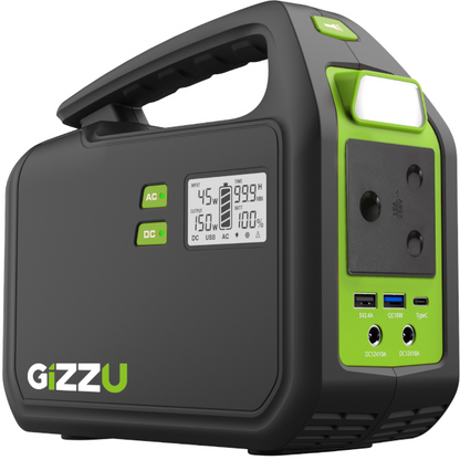 GIZZU 242Wh Portable Power Station 1 x 3 Prong SA Plug Point