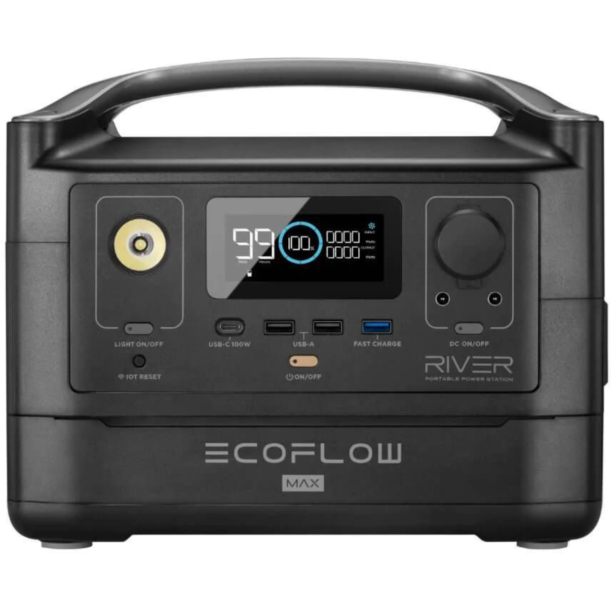 EcoFlow RIVER Max Portable Power Station - 576Wh battery - NoveltyHub PTY LTD