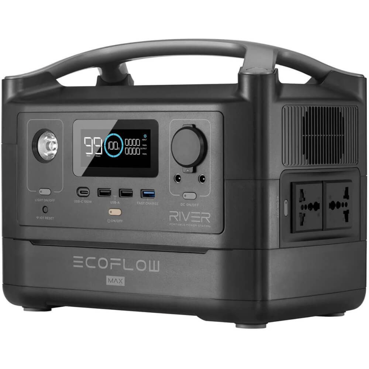 EcoFlow RIVER Max Portable Power Station - 576Wh battery - NoveltyHub PTY LTD