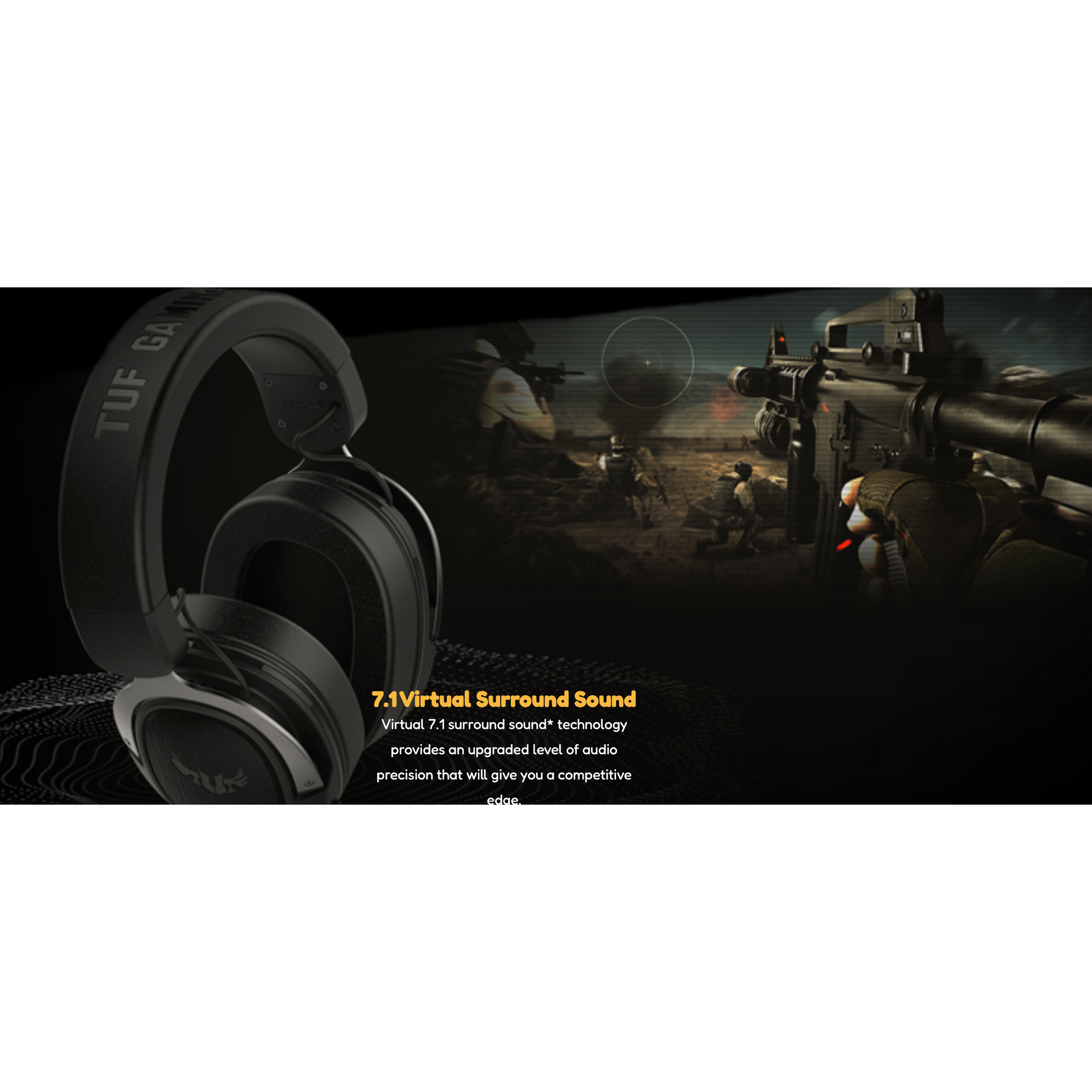 Asus TUF H3 Gaming Headset - Gun Metal - NoveltyHub PTY LTD