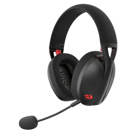 REDRAGON Over-Ear IRE BT5.2 Wireless Gaming Headset – Black