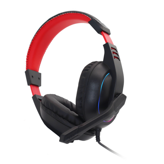 REDRAGON Over-Ear ARES Aux RGB Gaming Headset – Black