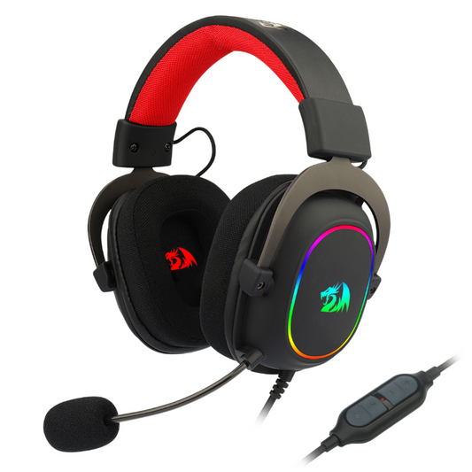 REDRAGON Over-Ear ZEUS-X USB RGB Gaming Headset – Black