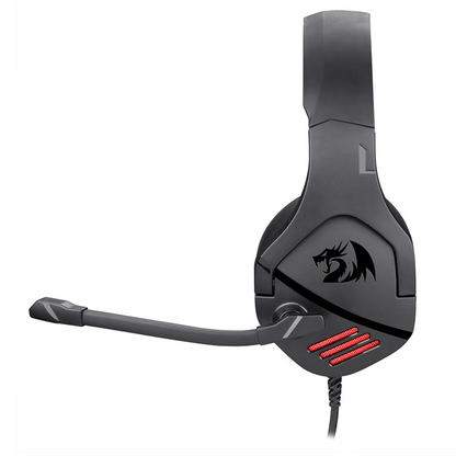 REDRAGON Over-Ear THESEUS Aux Gaming Headset – Black