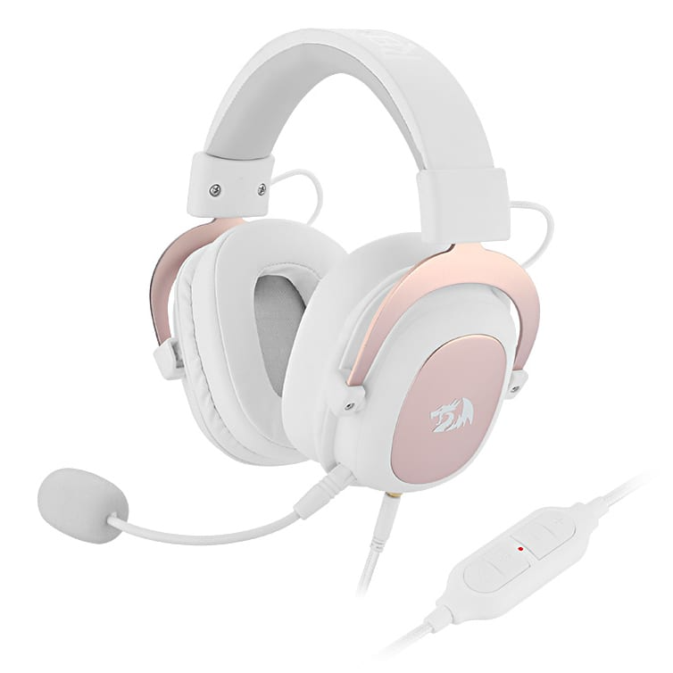 REDRAGON Over-Ear ZEUS 2 USB Gaming Headset – White