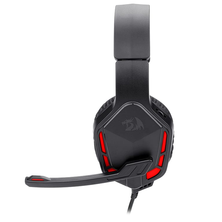 REDRAGON Over-Ear THEMIS Aux Gaming Headset – Black