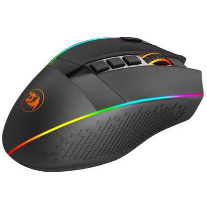 REDRAGON Enlightment 19000DPI RGB Wireless Gaming Mouse – Black