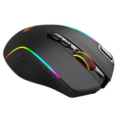 REDRAGON Taipan Pro 10000DPI RGB Wireless Gaming Mouse – Black