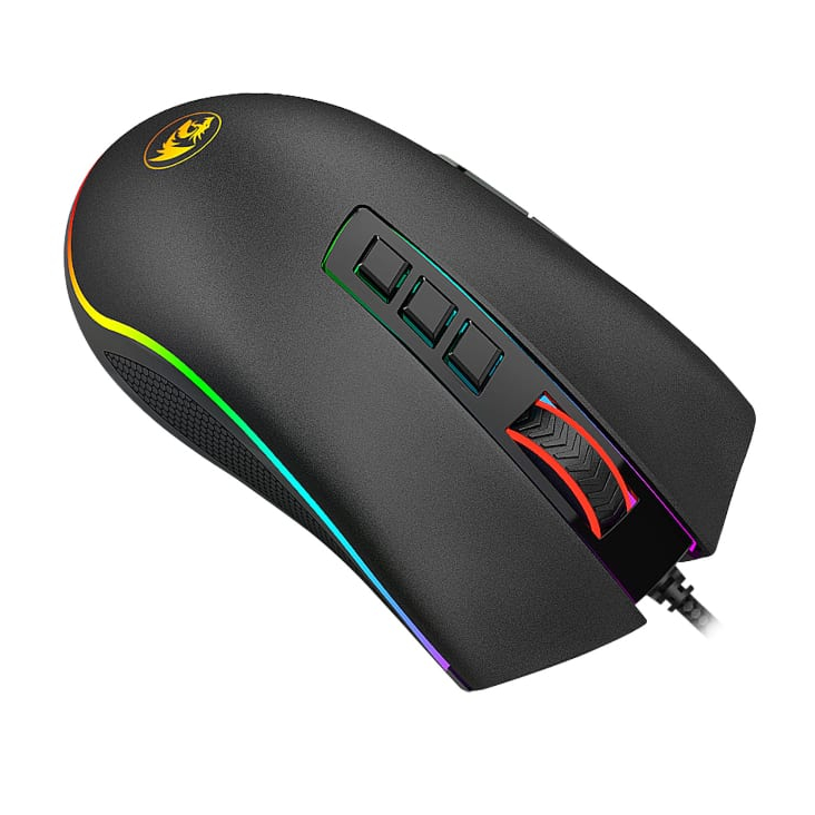 REDRAGON COBRA FPS 32000DPI RGB Gaming Mouse – Black