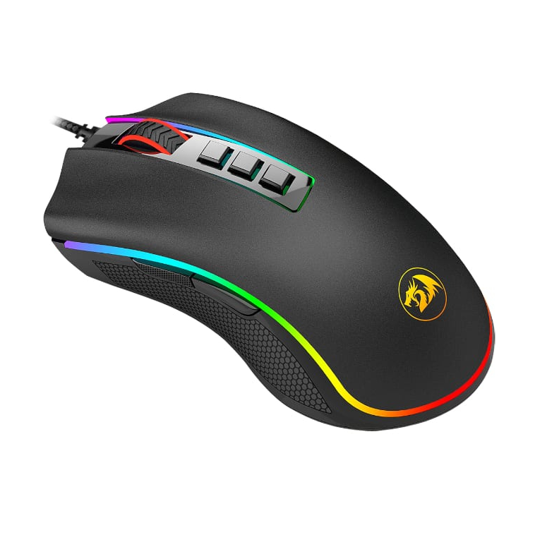 REDRAGON COBRA FPS 32000DPI RGB Gaming Mouse – Black