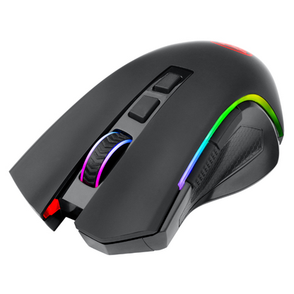 REDRAGON GRIFFIN ELITE 4000DPI RGB Wireless ERGO Gaming Mouse – Black