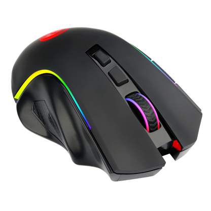 REDRAGON GRIFFIN ELITE 4000DPI RGB Wireless ERGO Gaming Mouse – Black