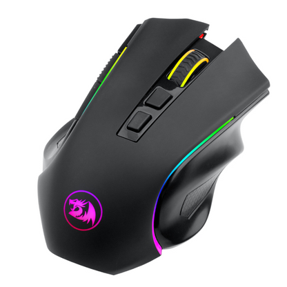 REDRAGON GRIFFIN ELITE 4000DPI RGB Wireless ERGO Gaming Mouse – Black